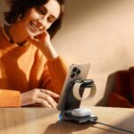 شارژر رومیزی سه کاره  جویروم Joyroom 3-in-1 Wireless Charging Station - Image 6