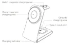 شارژر رومیزی سه کاره  جویروم Joyroom 3-in-1 Wireless Charging Station - Image 8