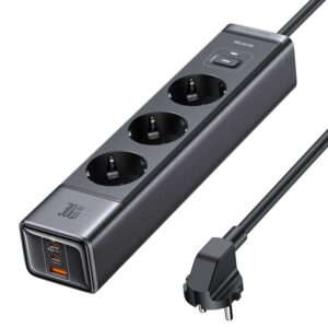 سه راهی حرفه ای از برند مک دودو Mcdodo 6-in-1 30W GaN Surge Protection Power Strip CH-062