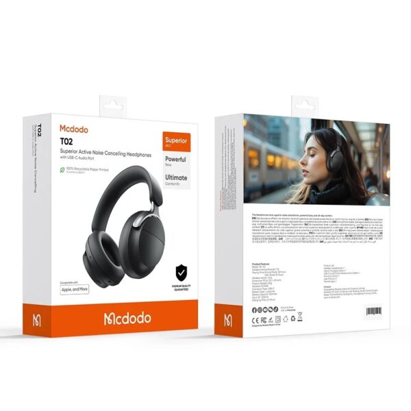 هدفون و هدست بلوتوث مک دودو مدل MCDODO HP-142 حذف نویز Superior ANC - Image 10