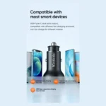 شارژر فندکی مک‌دودو مدل Mcdodo CC-703 – فست شارژ 45 وات با نمایشگر دیجیتال - Image 5