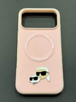 قاب Karl Lagerfeld چرمی مگ‌سیف مناسب iPhone 17 Pro Max | موجود در اپل استور علی شاکری آمل – رنگ مشکی و صورتی - Image 5